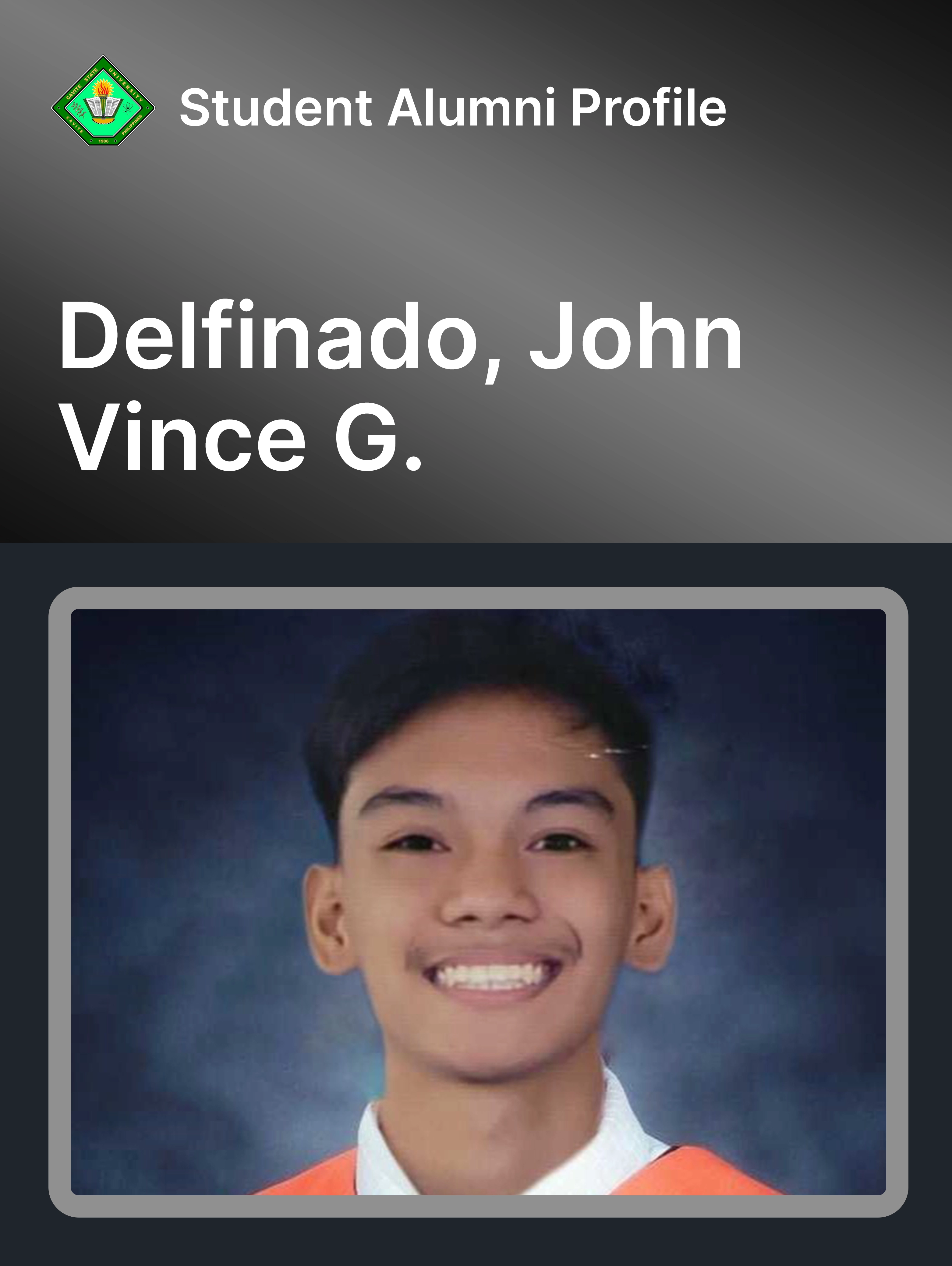 Delfinado, John Vince G.